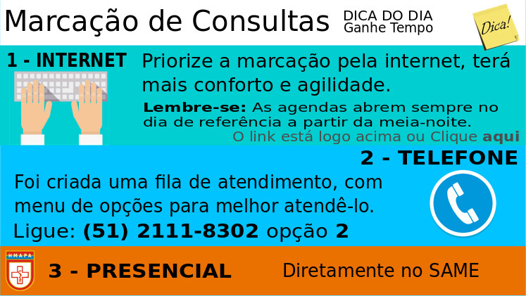 Marque Consultas, Exames On-lines